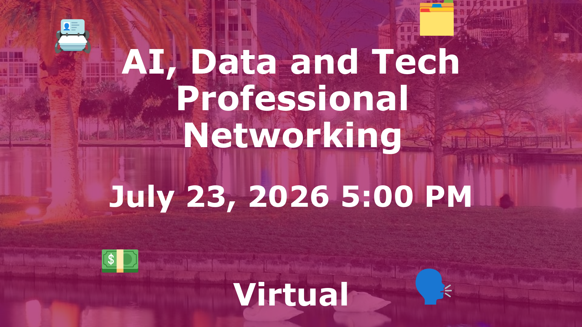 AI, Data and Tech Professional Networking event image